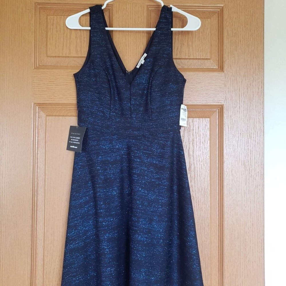 Charlotte Russe Navy Dress (S)